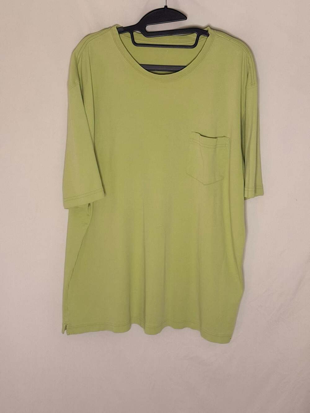Hathaway Men's Lime Green Short Sleeve Pocket T-Shirt